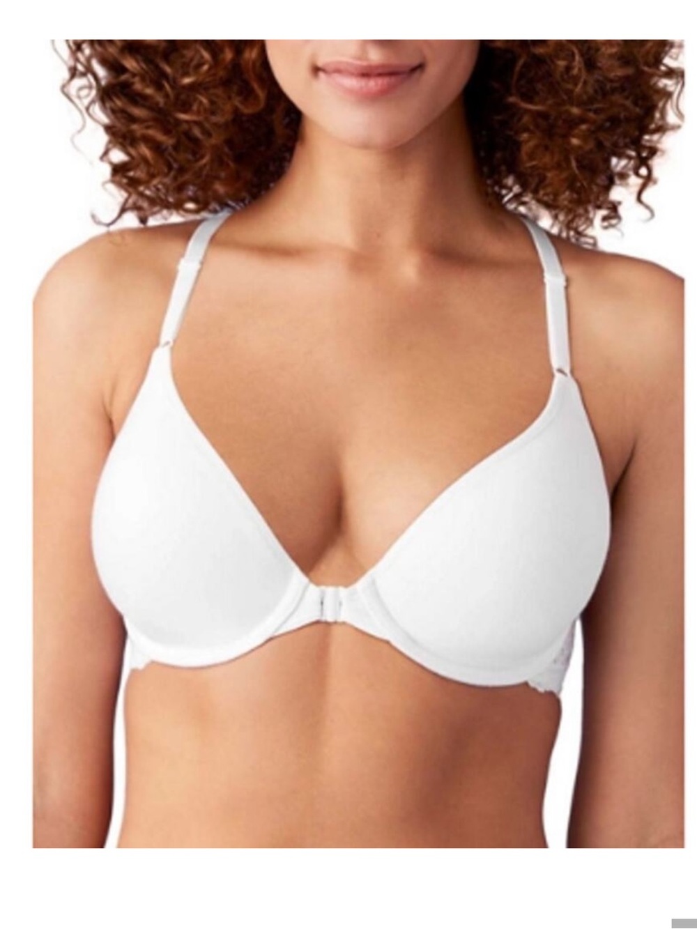 NEW MACY’S B.TEMPTED Inspired Eyelet Front Close T-Shirt Bra Size 36DD